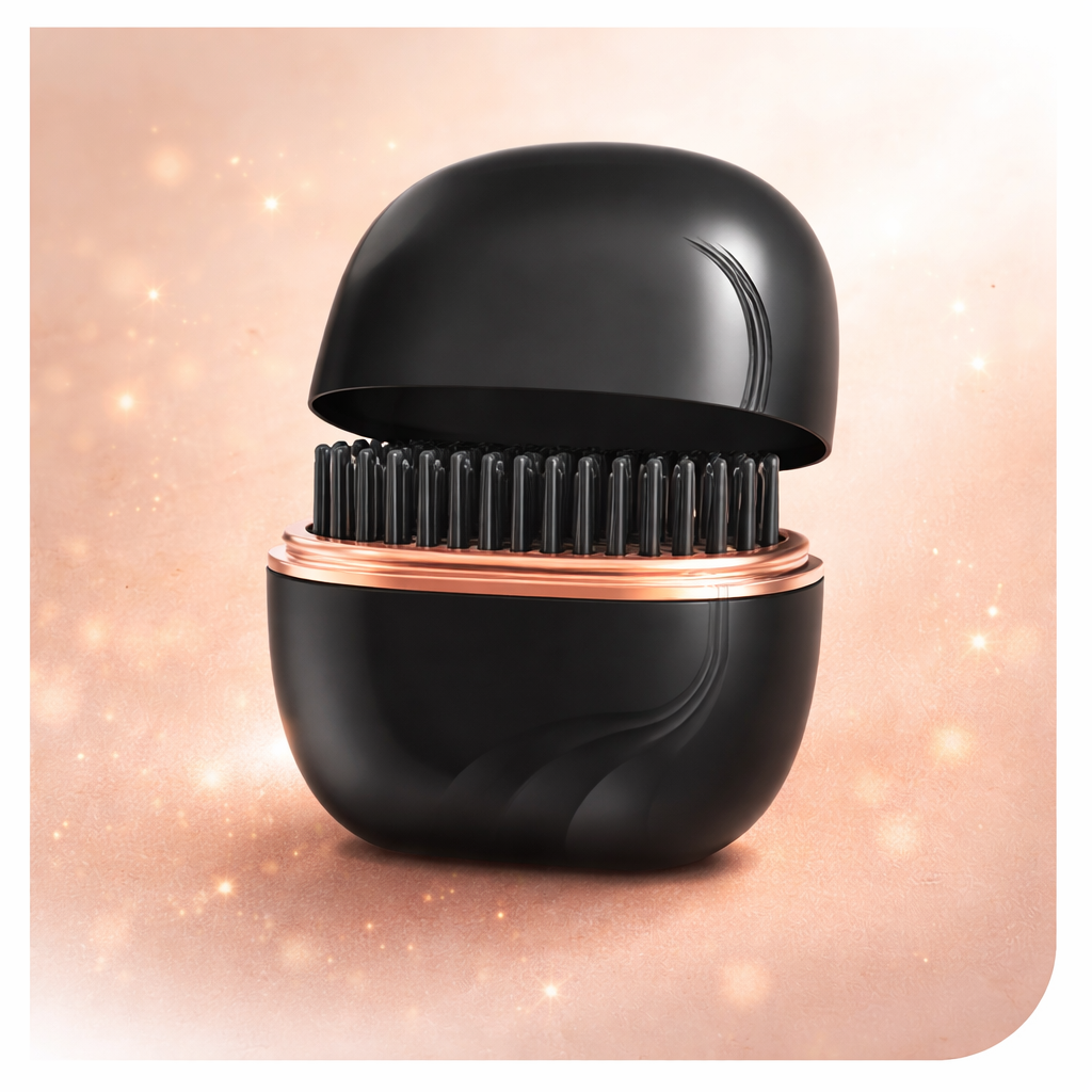 Mobile Haarglätt-Bürste